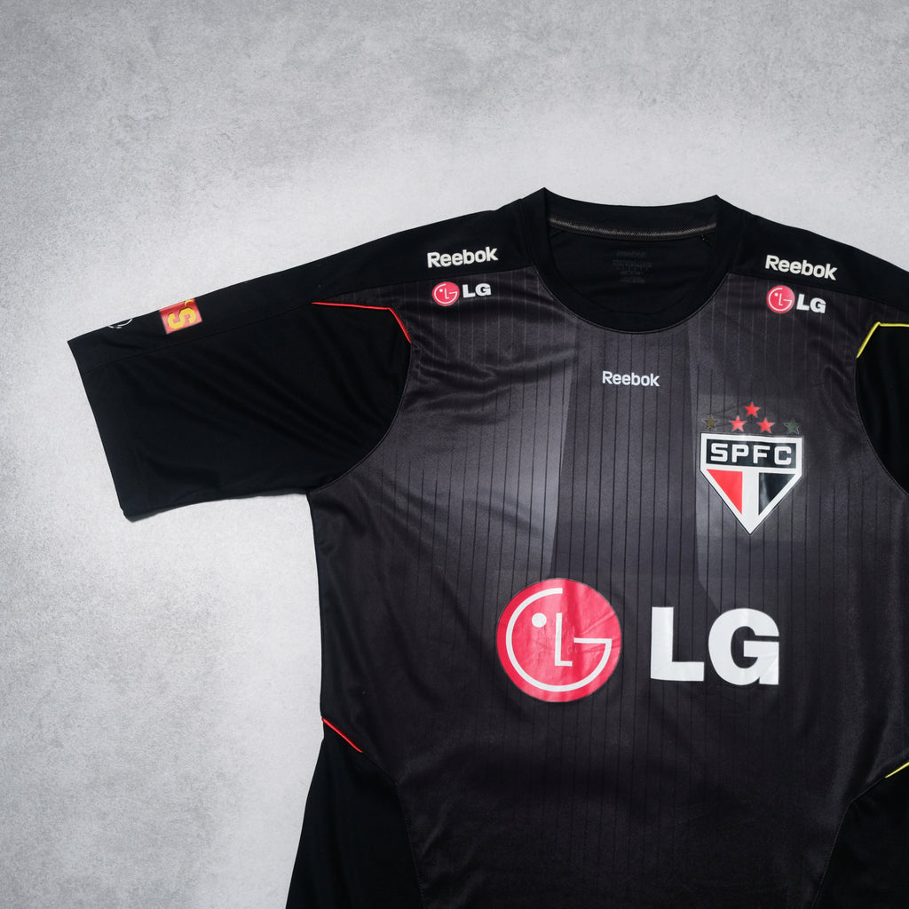 Camiseta de entrenamiento Sao Paulo 2009 Reebok Brasil (M)