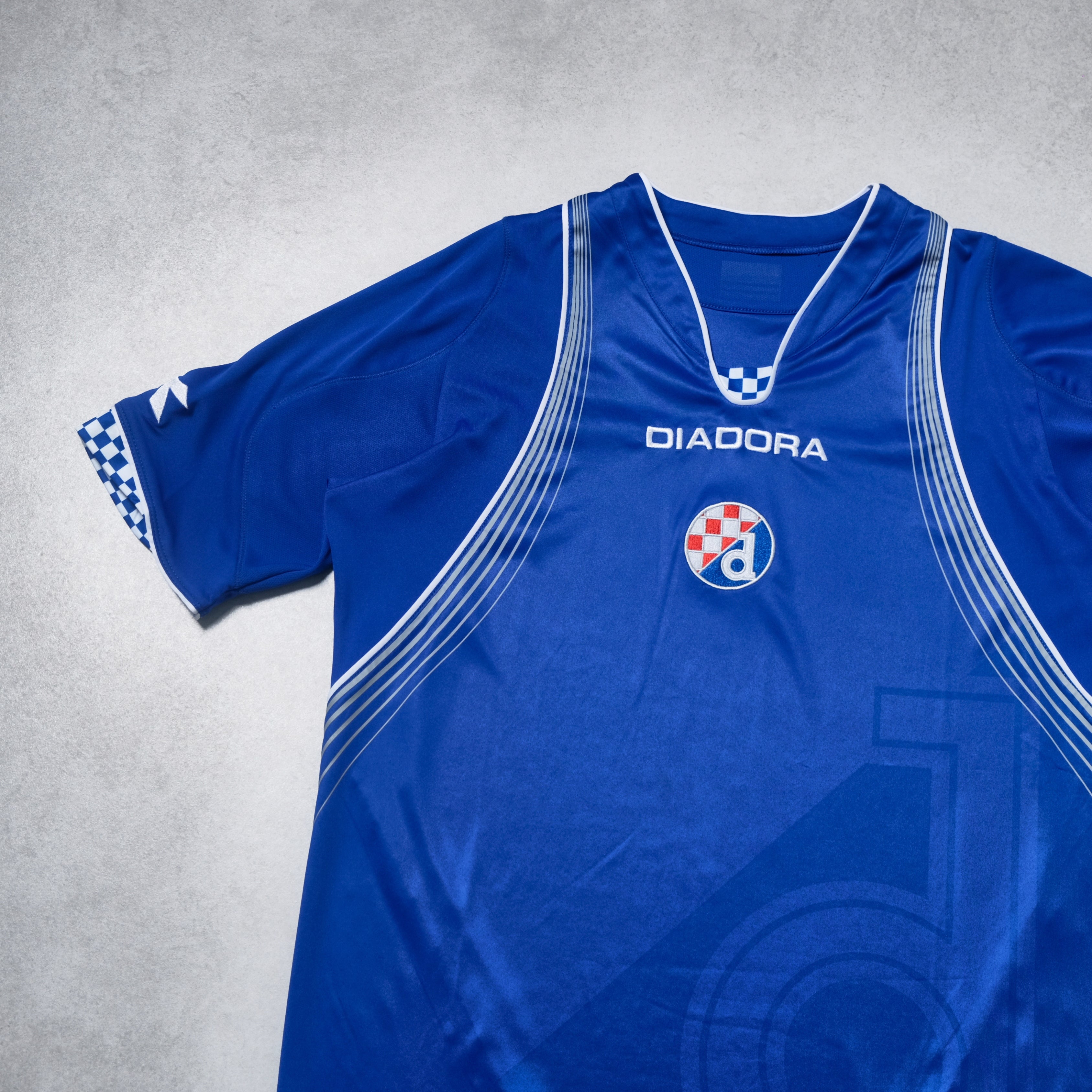 2007/08 Dinamo Zagreb Croatia Home Shirt Diadora (L/XL)