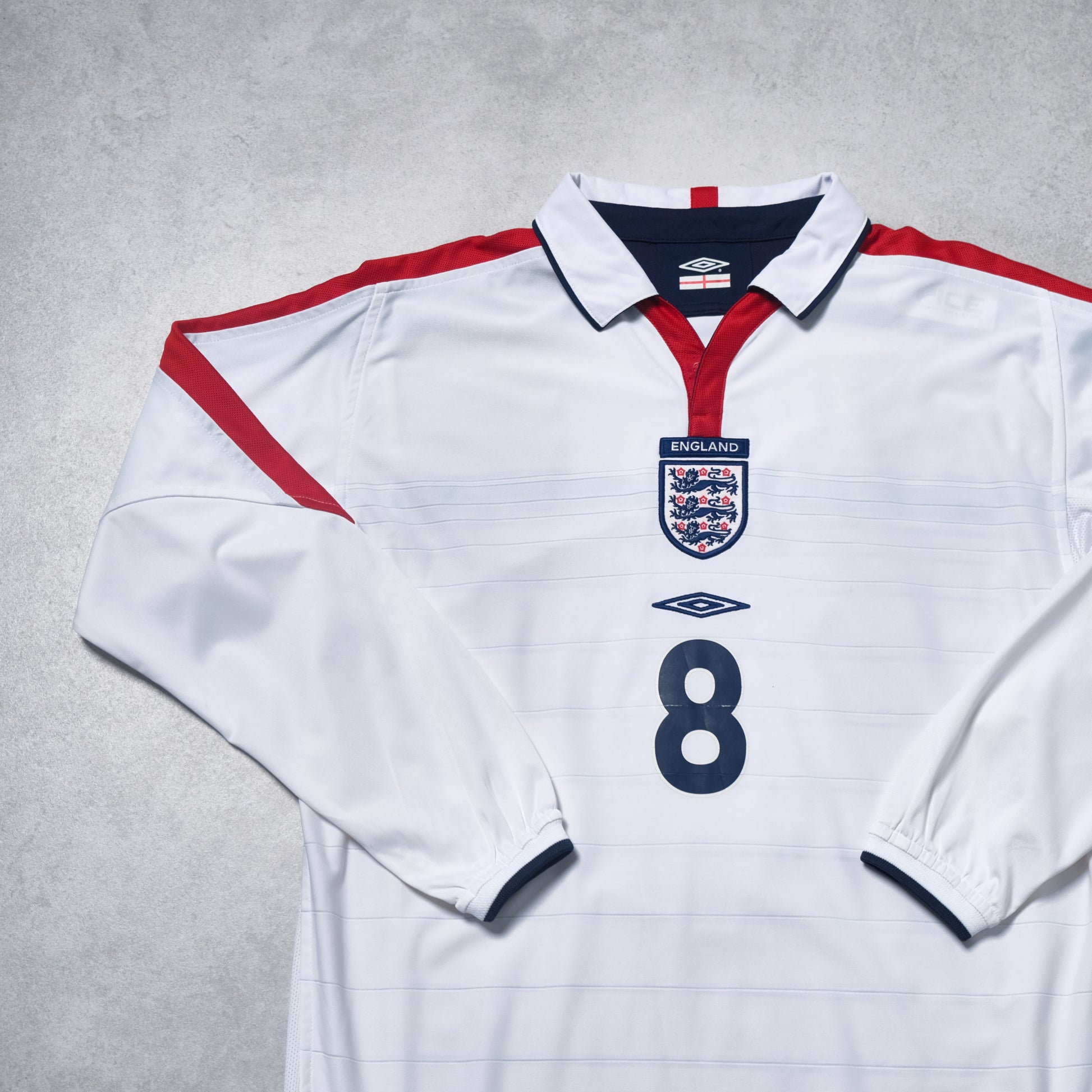 2003/05 England Home Shirt Umbro Scholes (L)