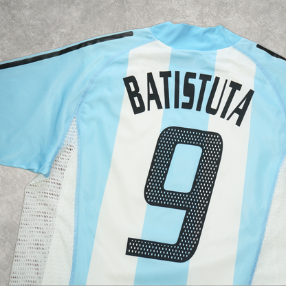 2002/04 Argentina Home Shirt Adidas Batistuta (M)