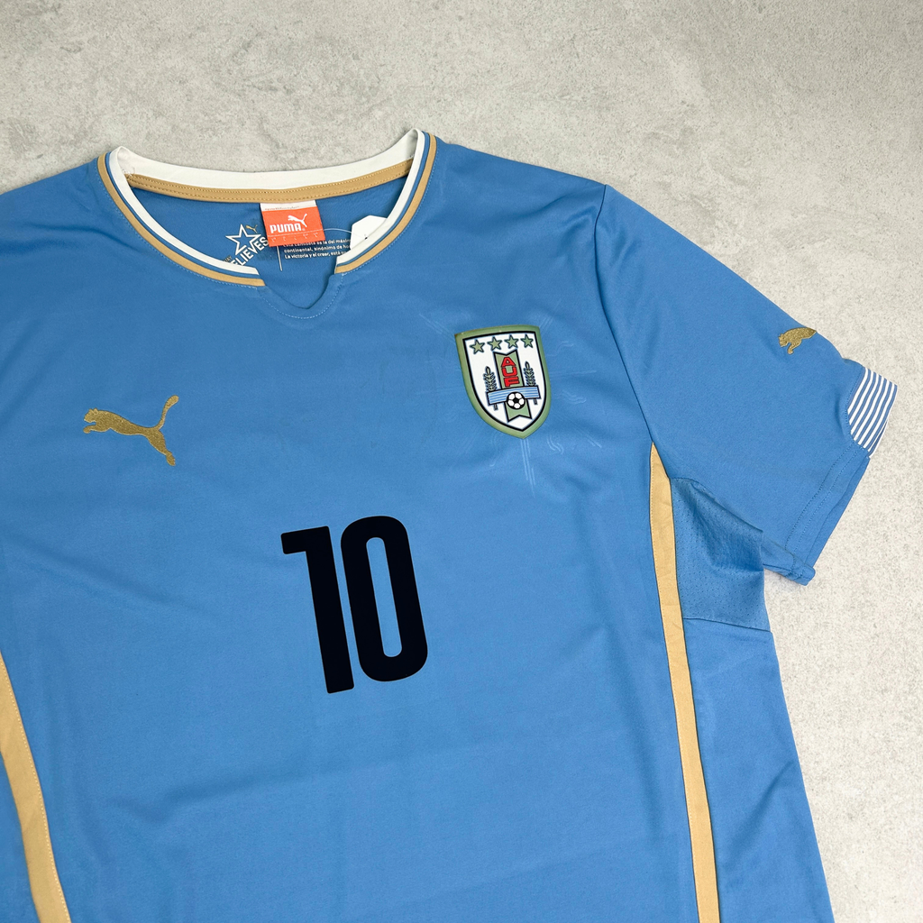 2014 Uruguay Home Shirt Puma Forlán (L)