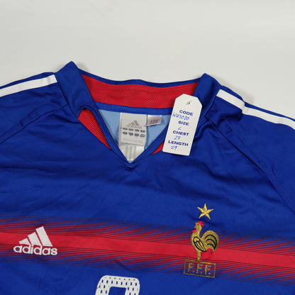 France Anelka Original 2002/2004 Adidas Home Football Shirt Large