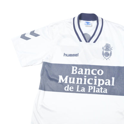 1990s Gimnasia La Plata (Argentina) Training Shirt Hummel (M/L) 