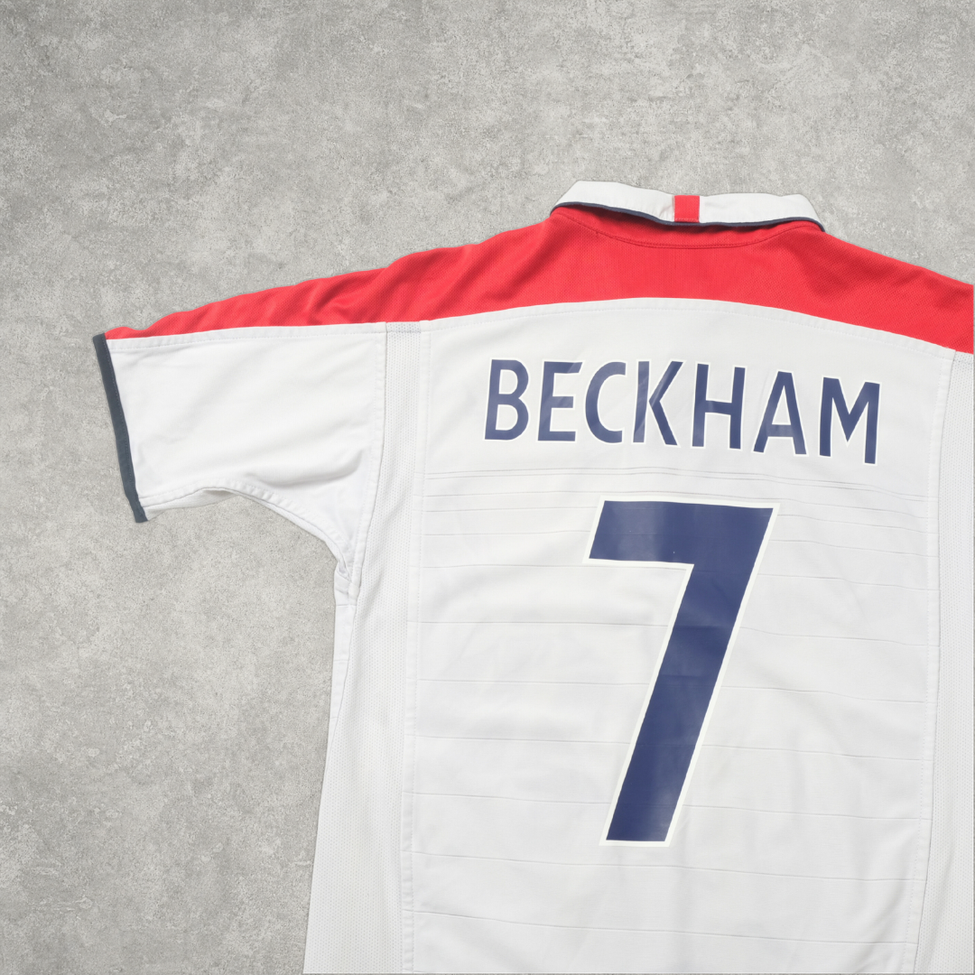 2003/05 England Home Shirt Umbro Beckham (L/XL)