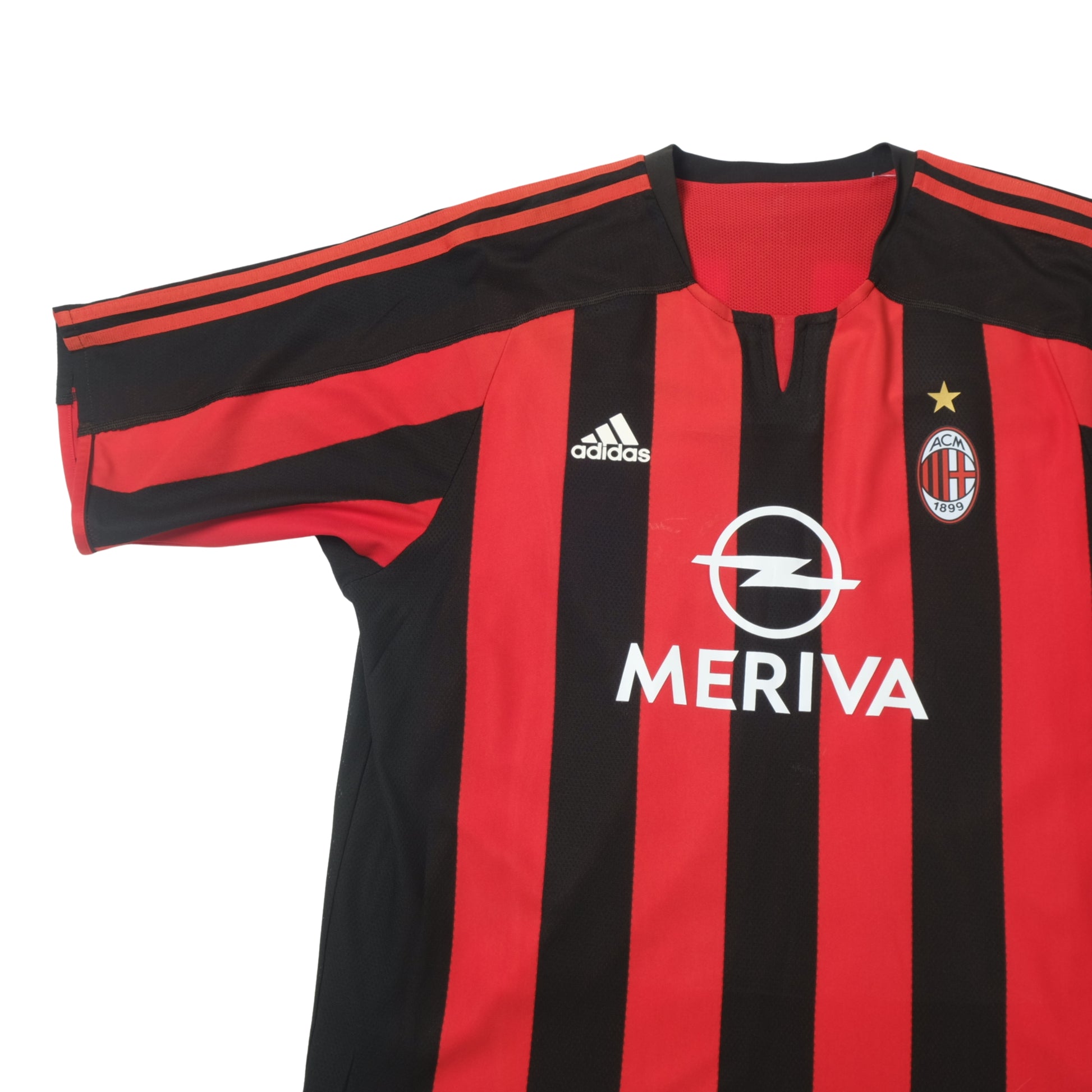 2003/04 AC Milan Home Shirt Adidas Kaka (XL)