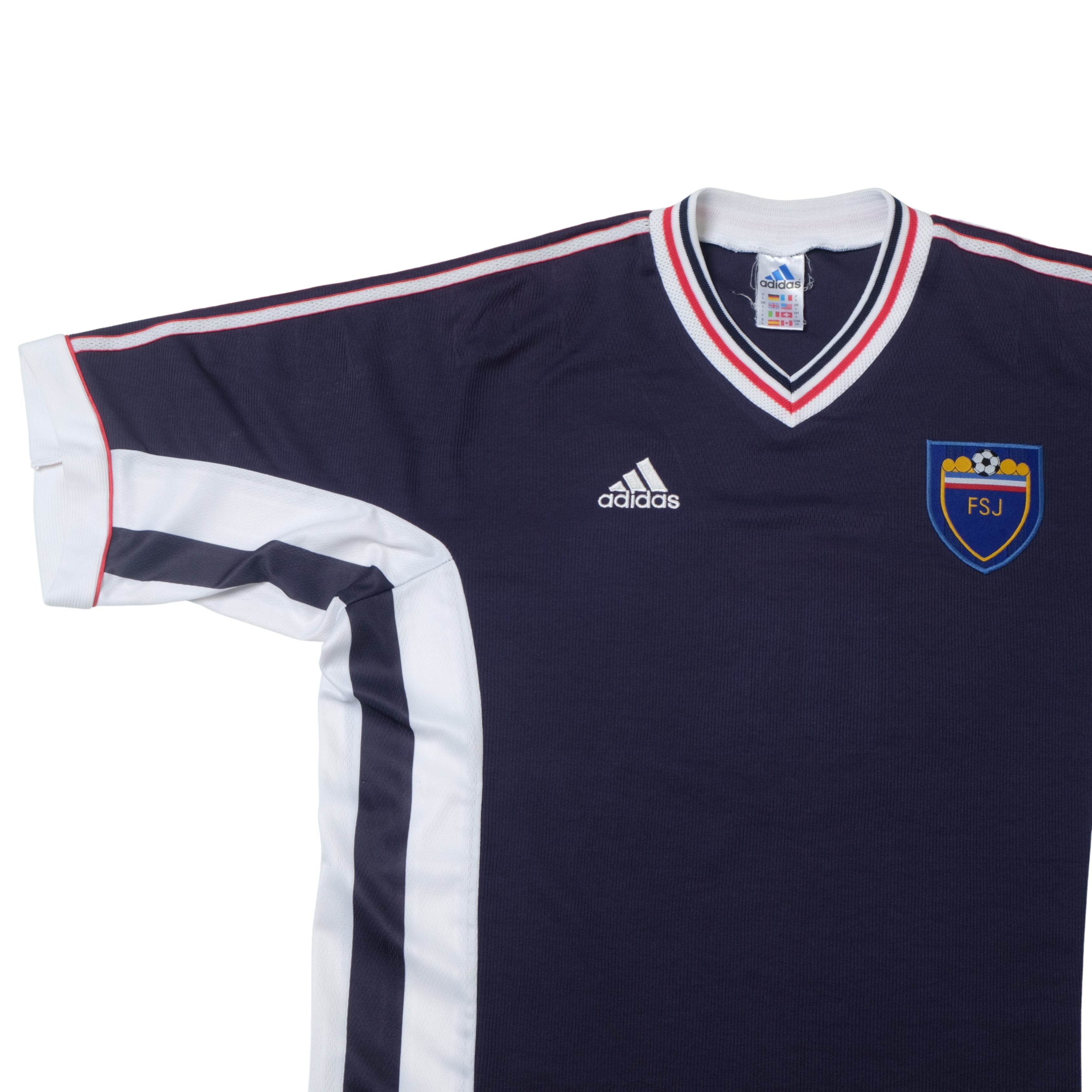Yugoslavia 1998 - 2000 Home football shirt jersey Adidas