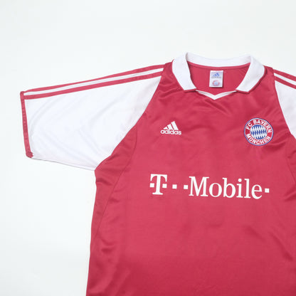 2003/04 Bayern Munich Home Shirt Adidas Makaay (L)