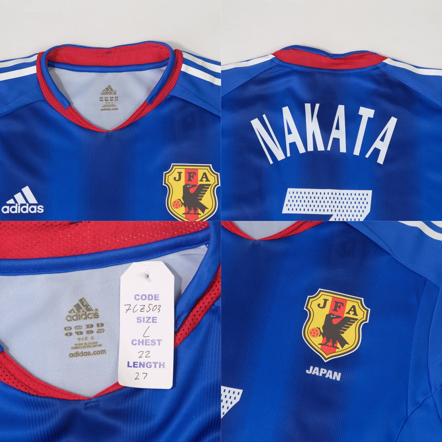 2004/06 Japan Home Shirt Nakata Adidas