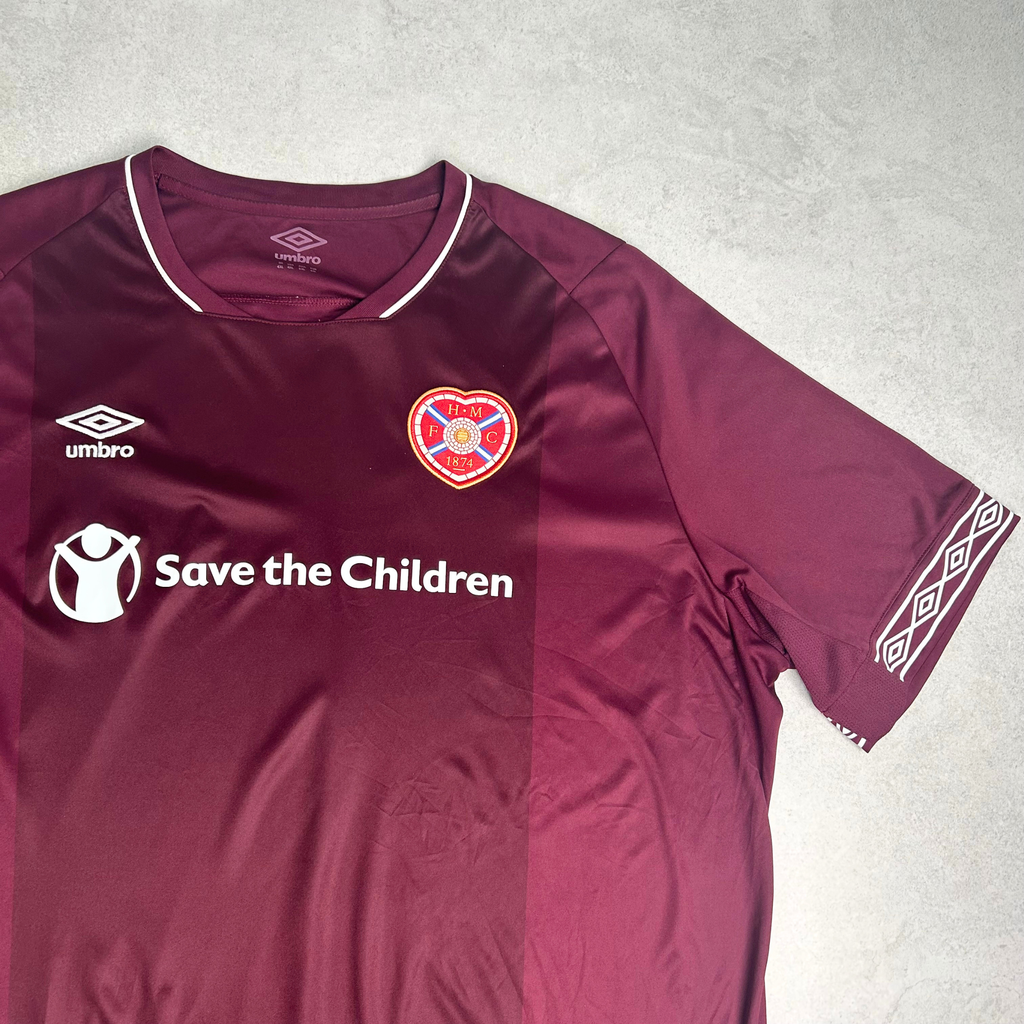2018/19 Heart of Midlothian Home Shirt Umbro (XL)