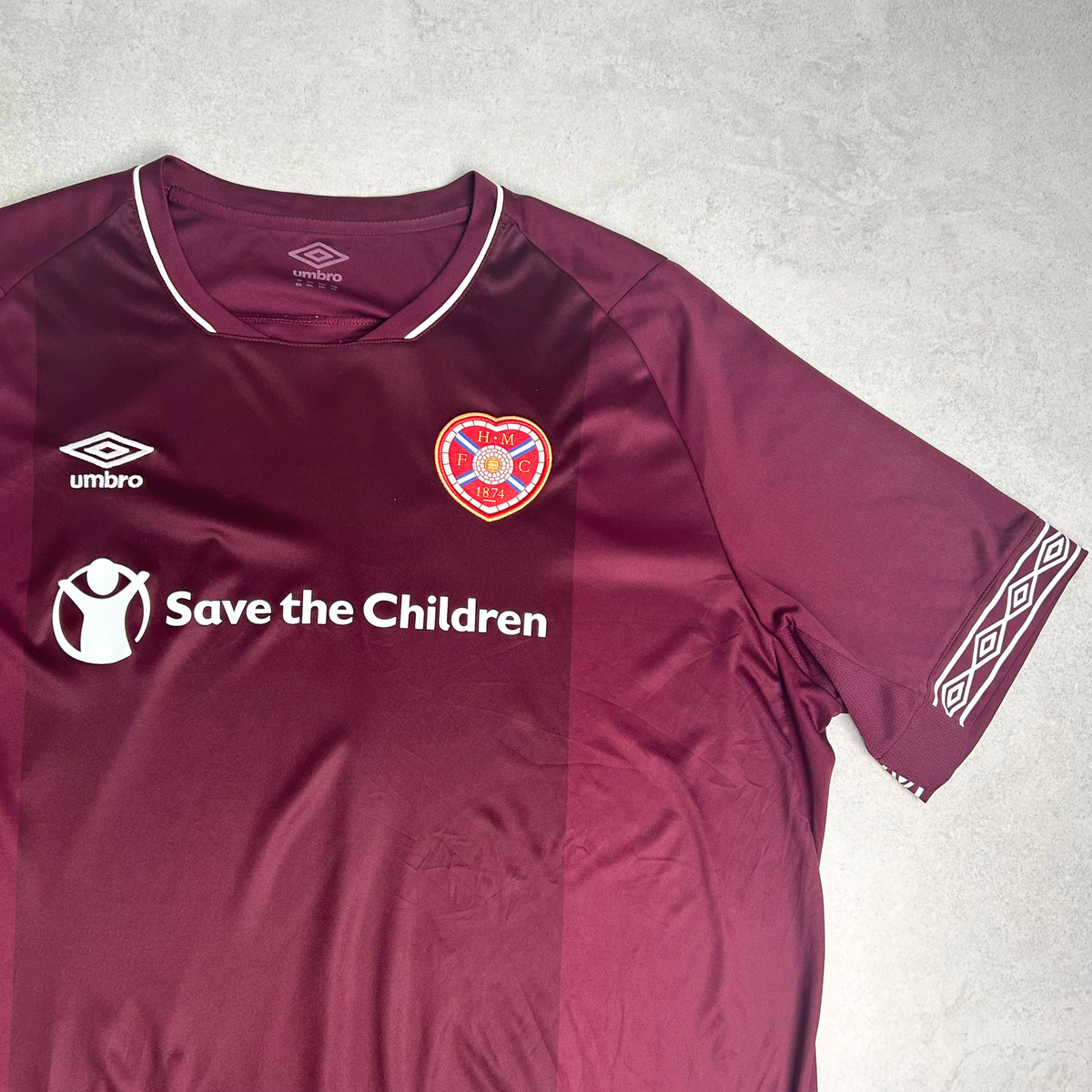 2018/19 Heart of Midlothian Home Shirt Umbro (XL)