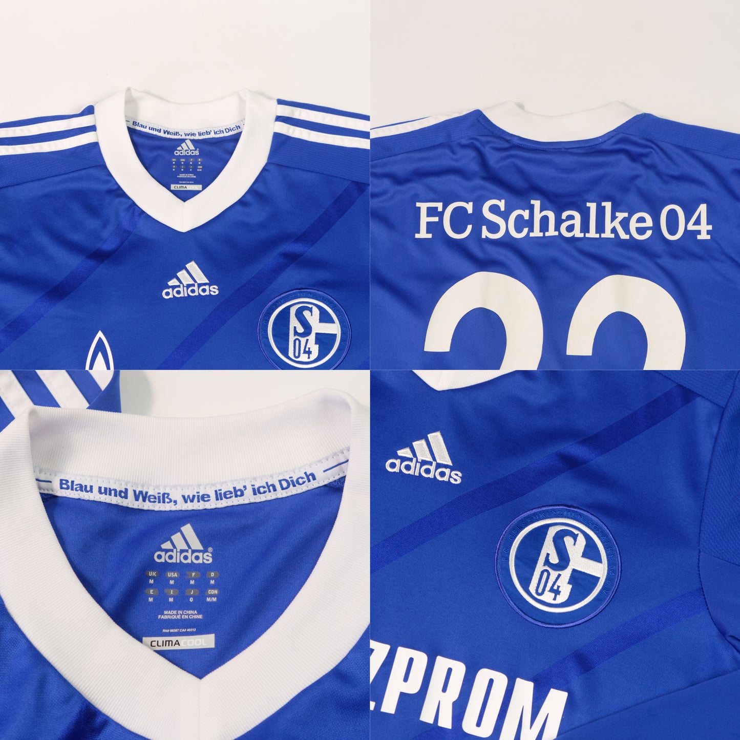 2012/14 Schalke 04 Home Shirt Adidas Uchida (M)