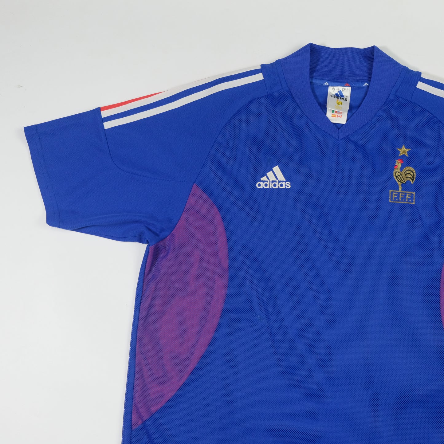 2002/04 France Home Shirt Zidane Adidas (L) 