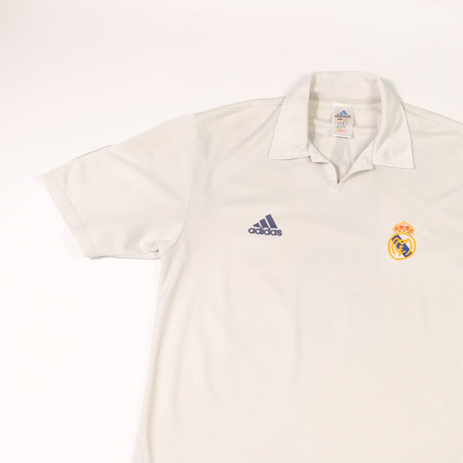 2001/02 Real Madrid Home Shirt Adidas Zidane (M)