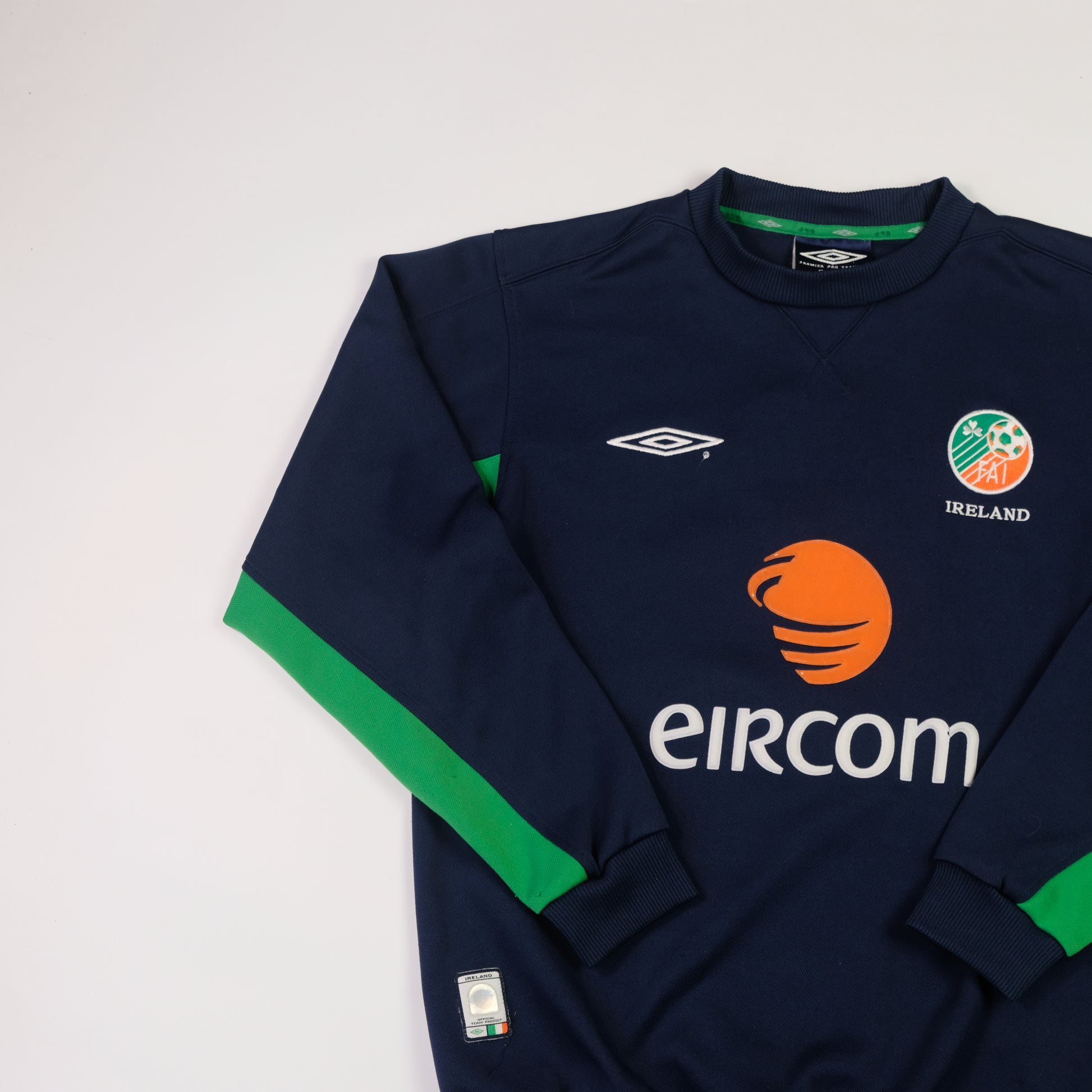 2001/03 Ireland Training Sweatshirt Umbro (S)