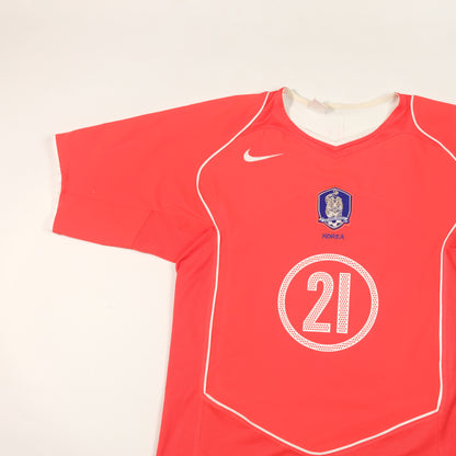 2004/06 South Korea Home Shirt Nike J S Park (S)