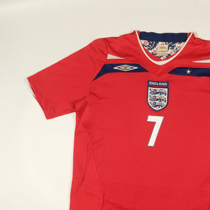 2008/10 England Away Shirt Umbro Beckham 