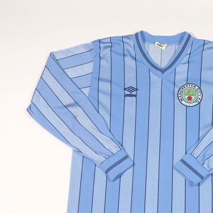 1983/85 Manchester City Home Shirt Umbro (M)