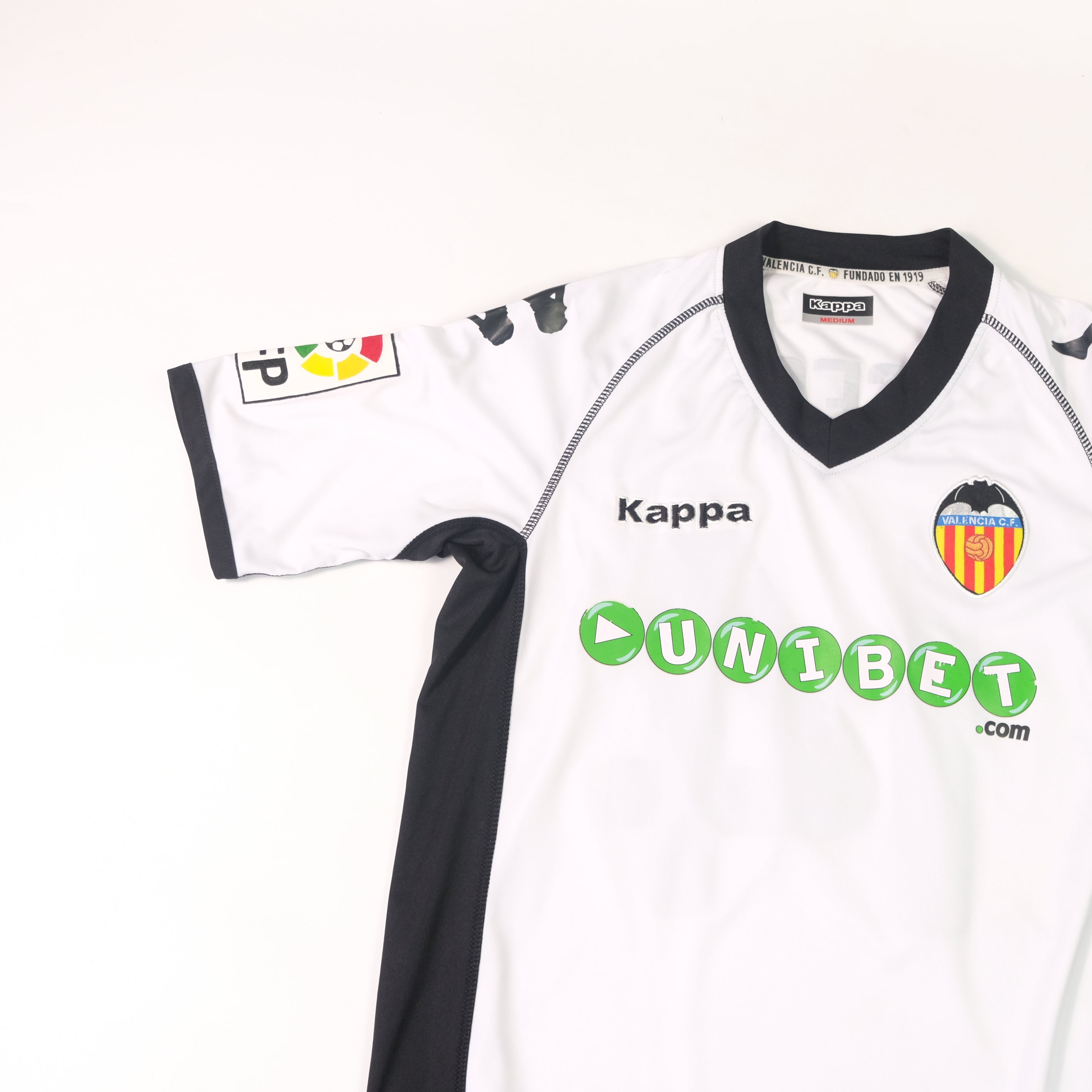 2010/11 Valencia Home Shirt Kappa Vicente (S)