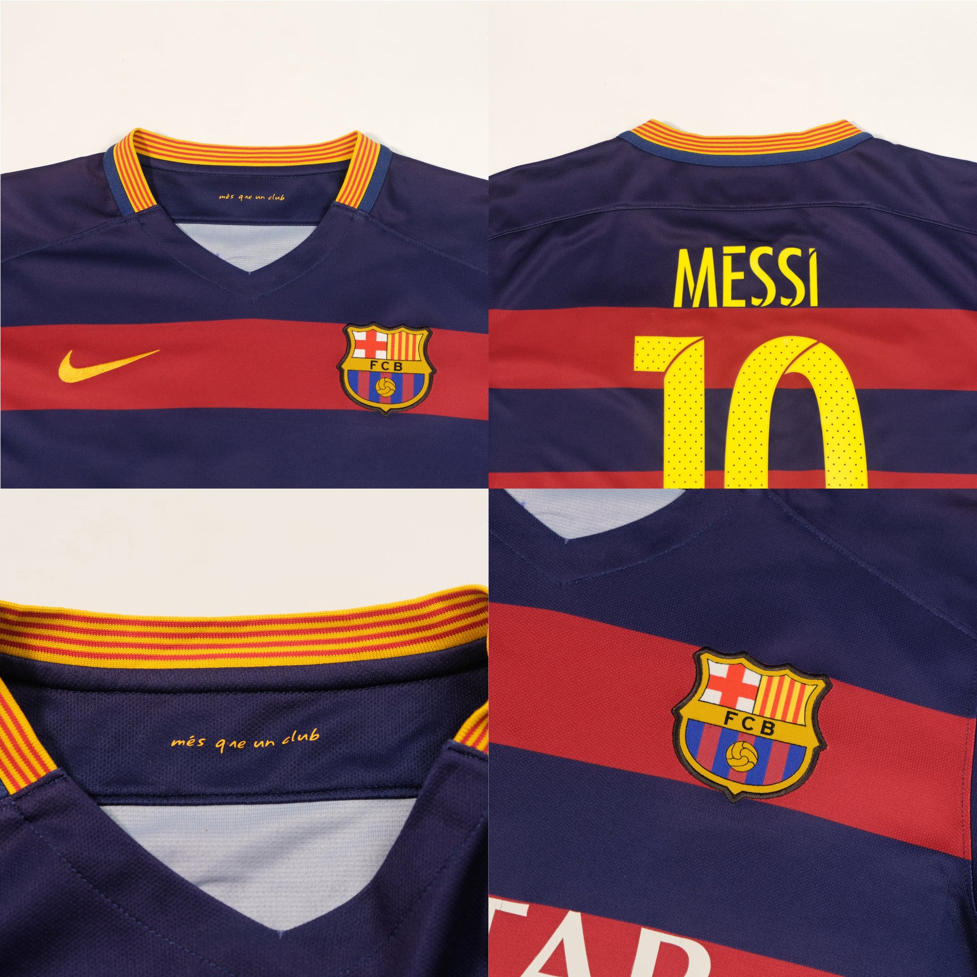 2015/16 Barcelona Home Shirt Messi Nike (S/M)