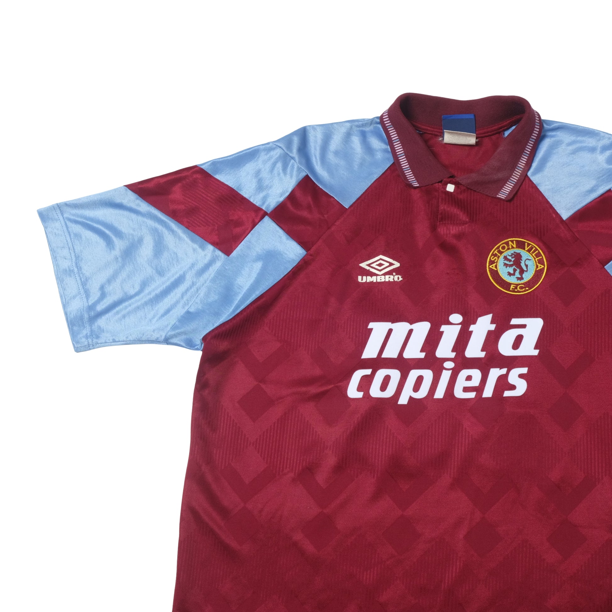 1990/92 Aston Villa Home Shirt Umbro Template (XL)