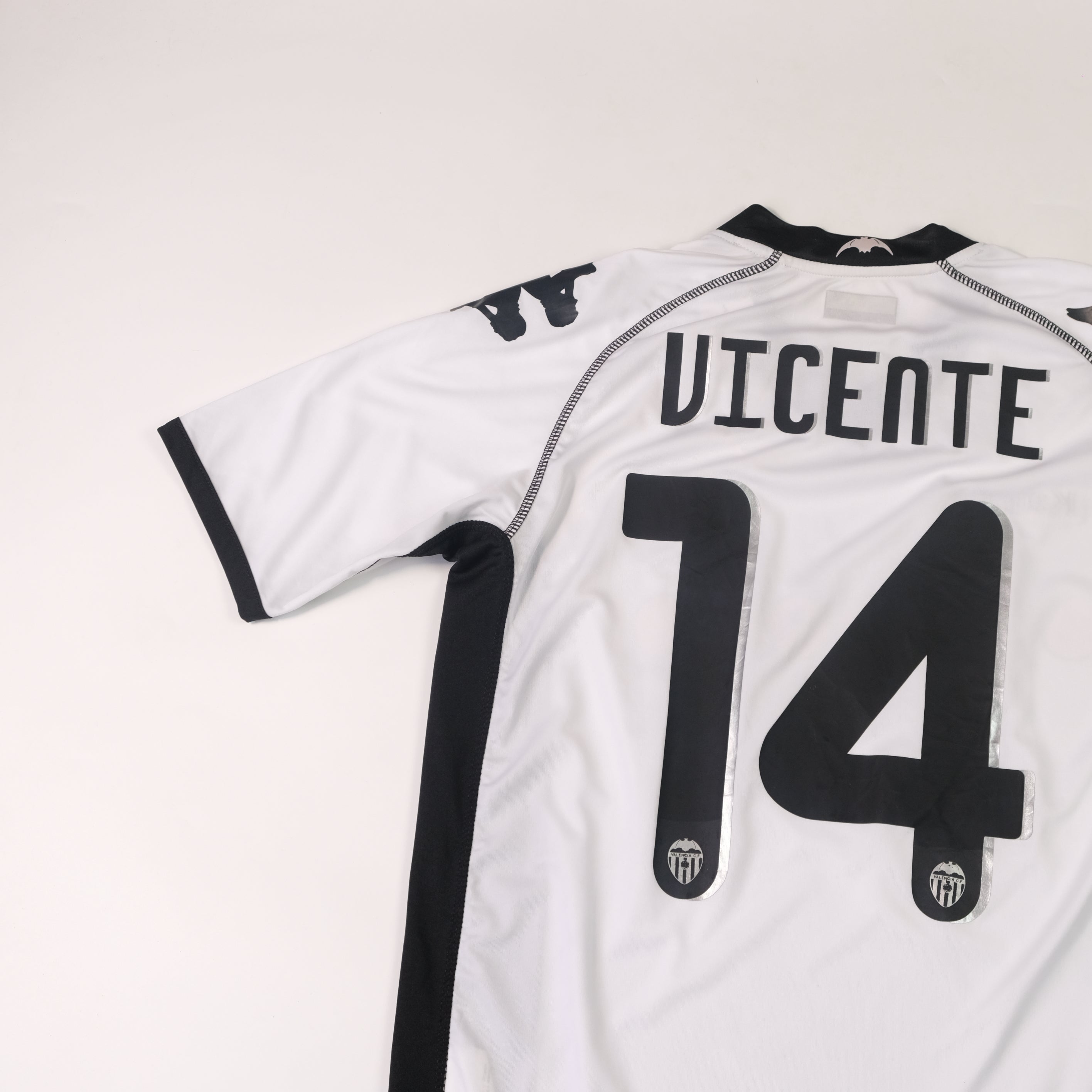 2010/11 Valencia Home Shirt Kappa Vicente (S)