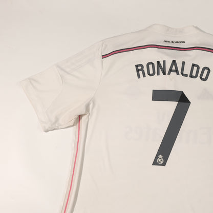 2014/15 Real Madrid Home Shirt Adidas Ronaldo (XL)