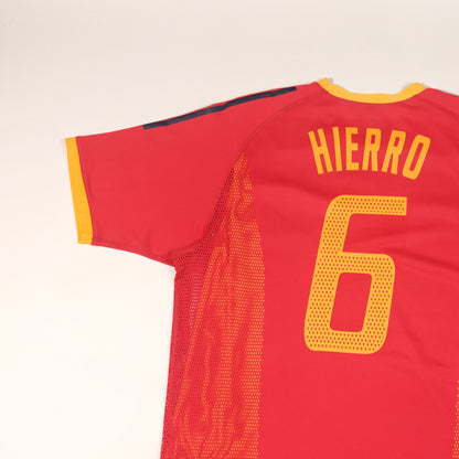 2002/03 Spain Home Shirt Hierro Adidas (M)