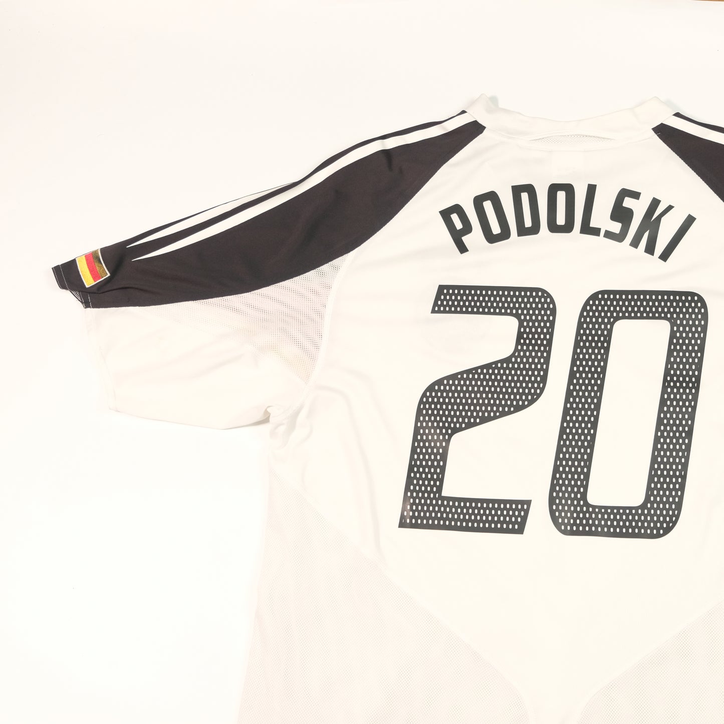 2004/05 Germany Home Shirt Adidas Podolski (L)