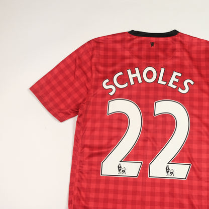 2012/13 Manchester United Home Shirt Nike Scholes (S/M)