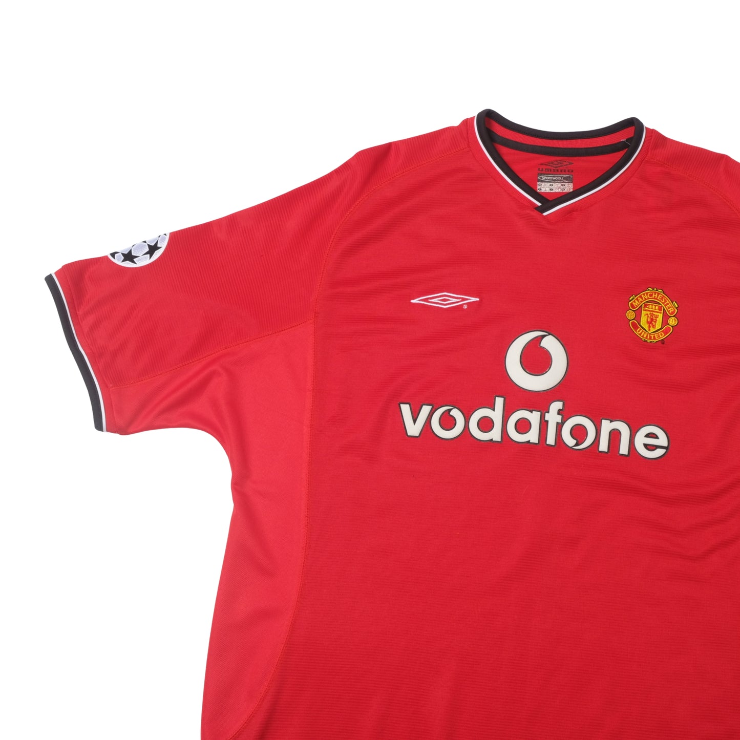 2000/02 Manchester United Home Shirt Umbro Beckham (XXL)