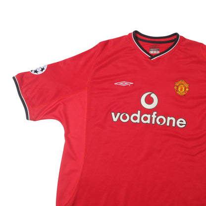 2000/02 Manchester United Home Shirt Umbro Beckham (XXL)