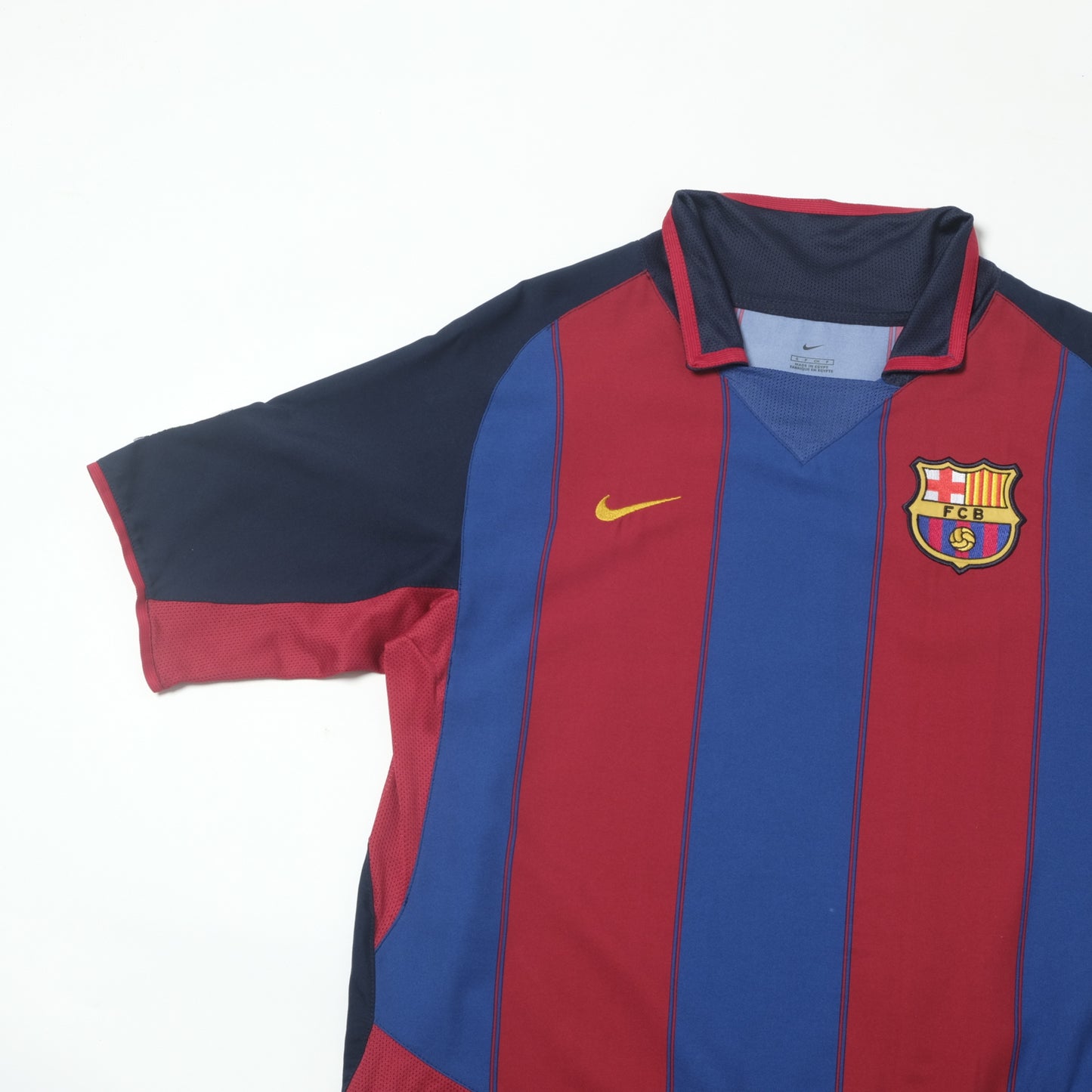 2003/04 Barcelona Home Shirt Nike De Boer (M)