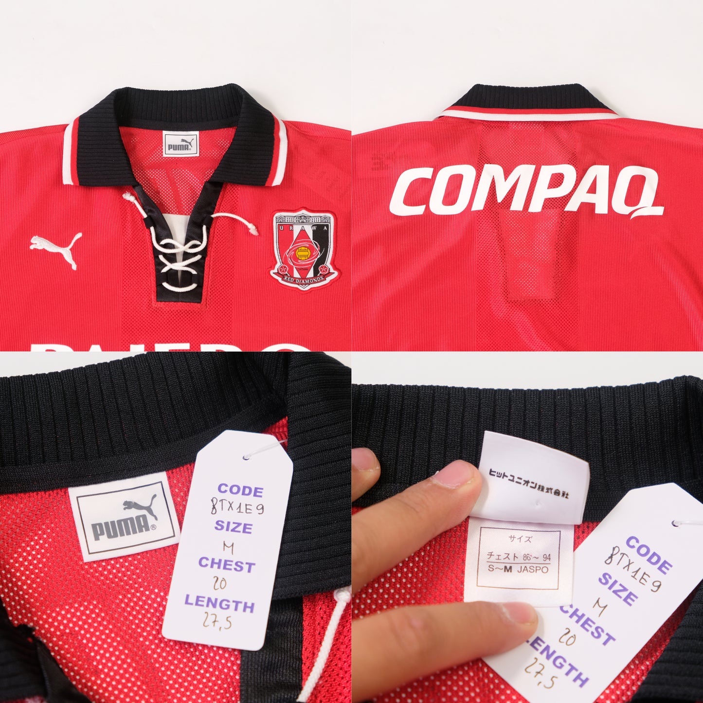 2001/02 Mitsubishi Urawa Red Diamonds Home Shirt J-League Nike (M)