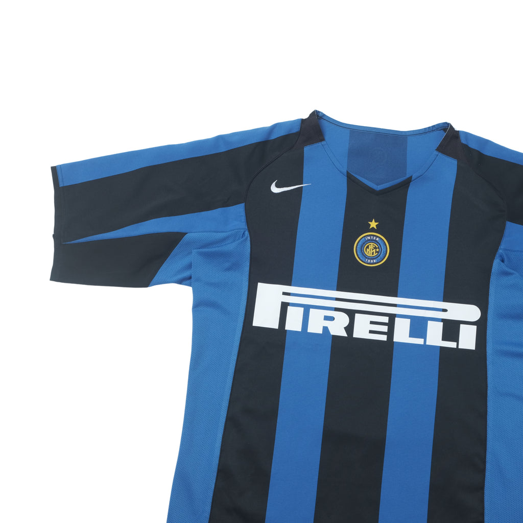 2004/05 Inter Milan Home Shirt Nike Adriano (M)