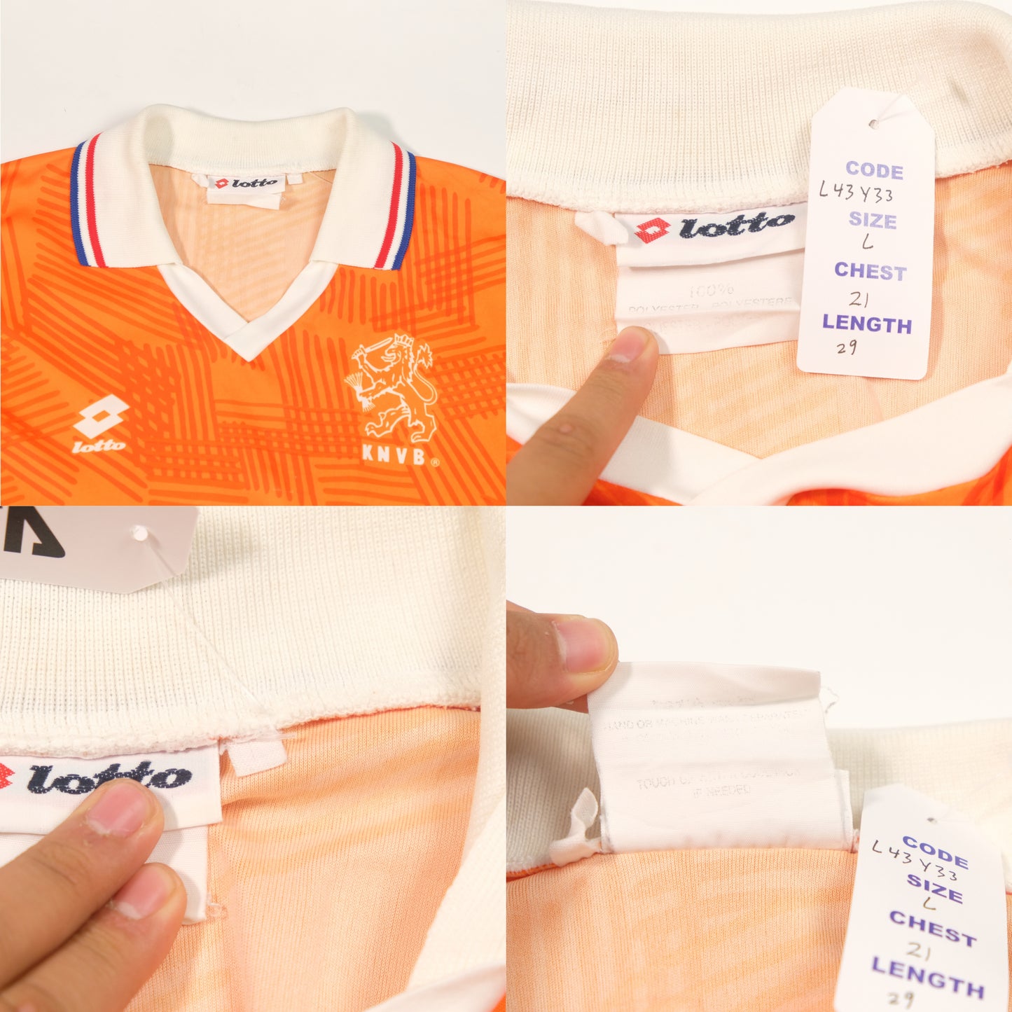 1994/95 Netherlands Home Shirt Lotto Van Basten (L)