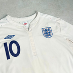2010/12 England Home Shirt Umbro Rooney (XL)