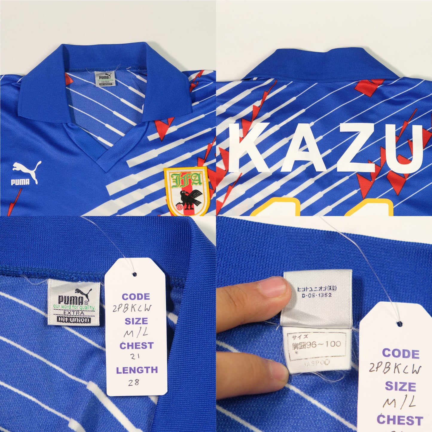 1993/94 Japan Home Shirt Puma Kazu