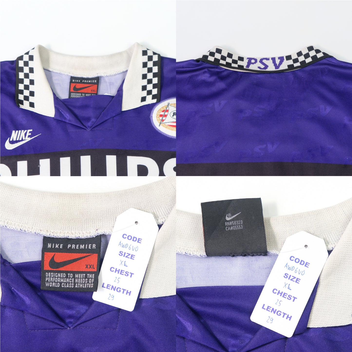 1995/96 PSV Away Shirt Nike (XL)