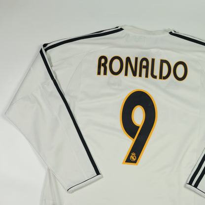 Real Madrid Original Ronaldo 2003/2004 Adidas Home Football Shirt Large