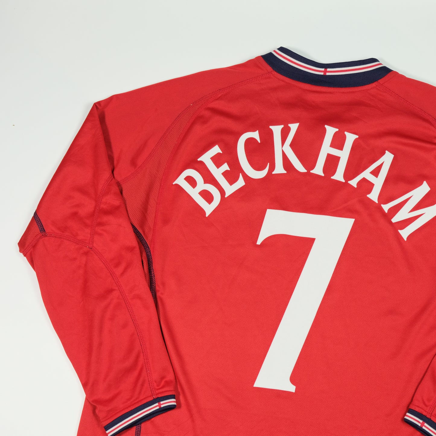 England Beckham Original 2002/2004 Home Football Shirt Large