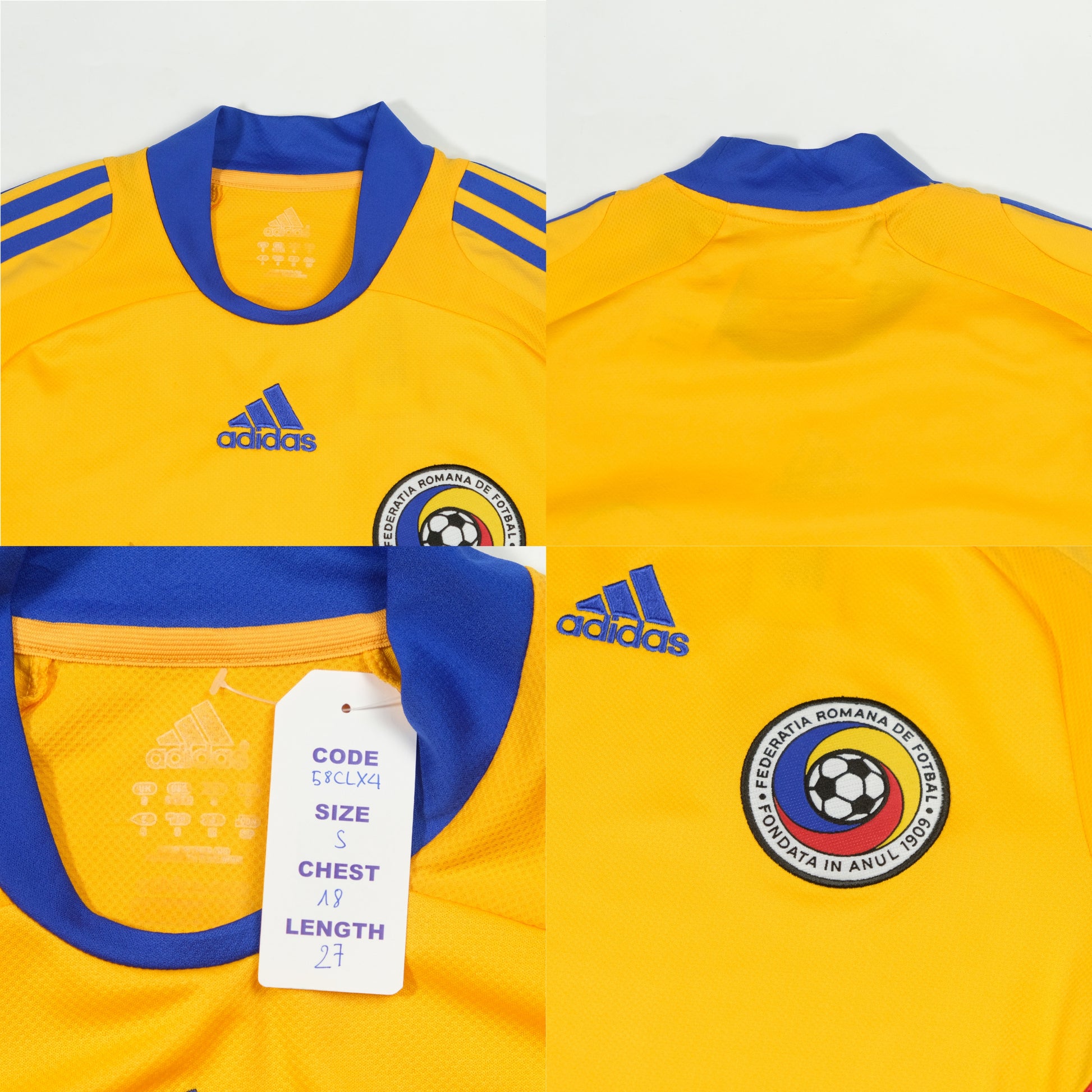 2008/09 Romania Home Shirt Adidas (S)