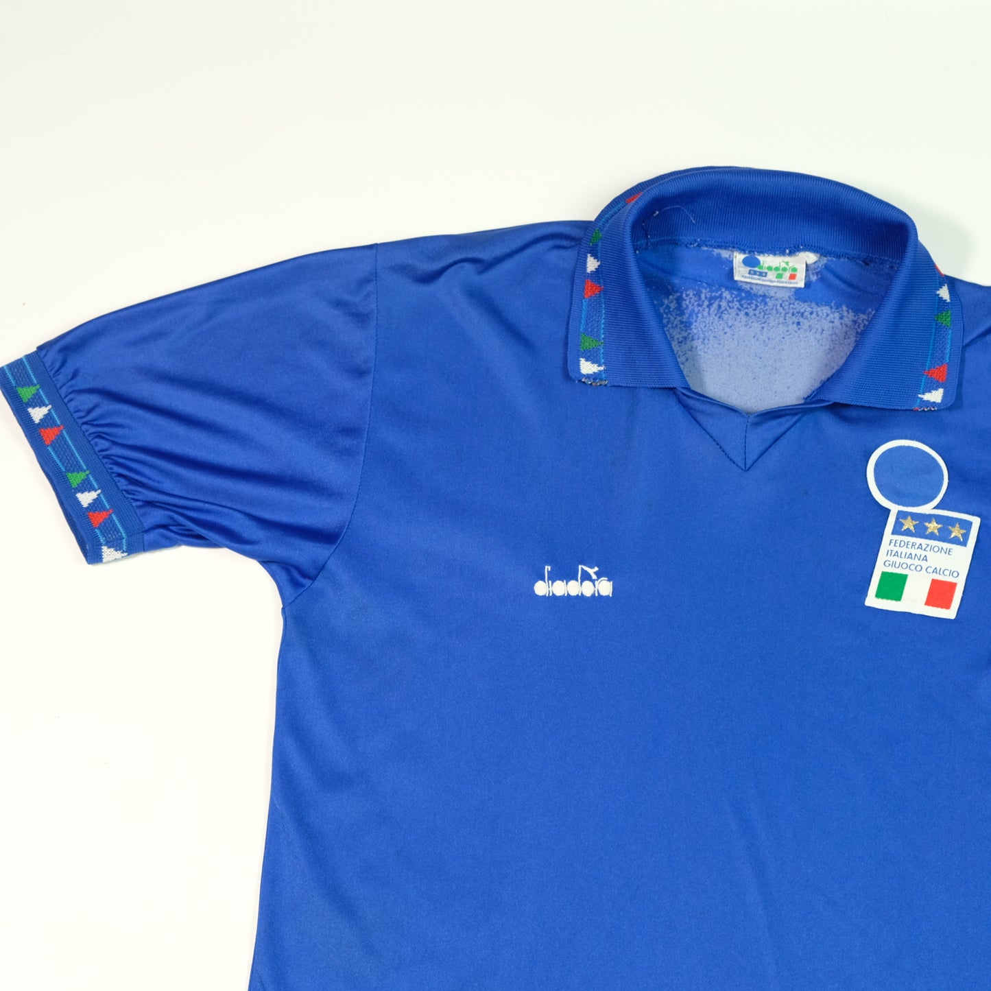 Italy 1992/1993 Diadora Original Home Football Shirt Medium