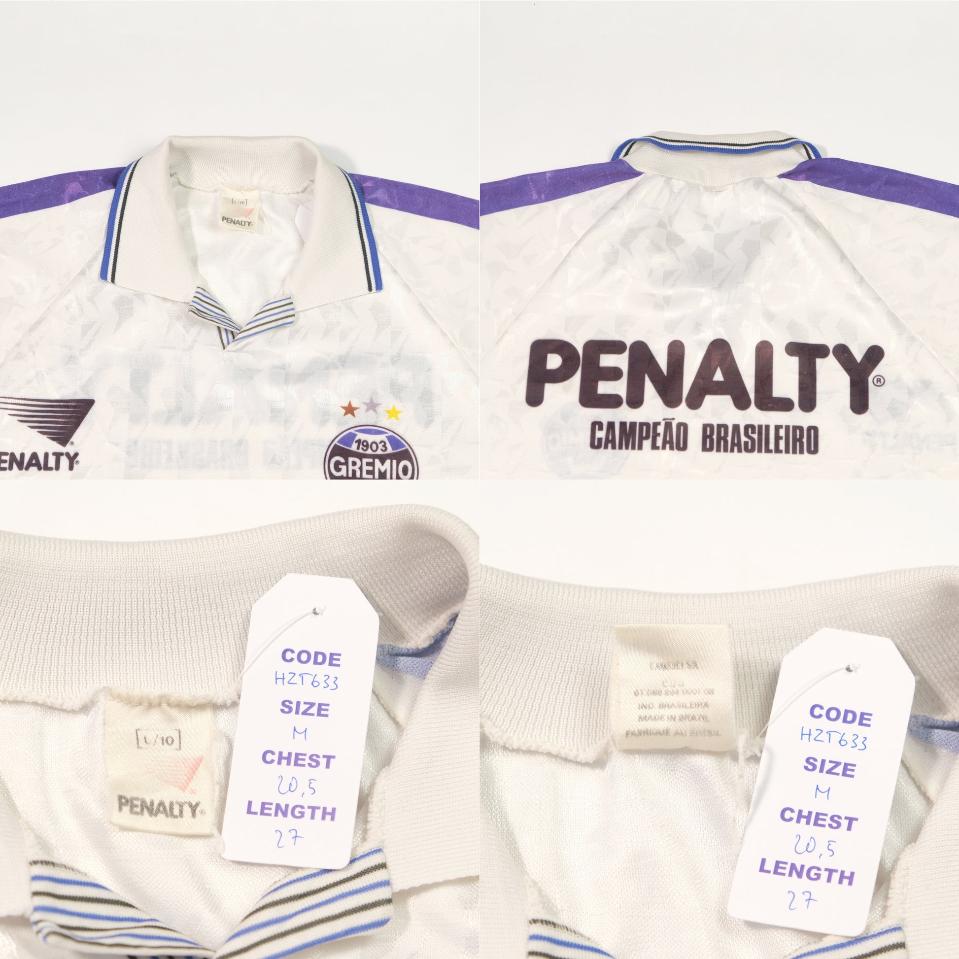 1992 Gremio Away Shirt Penalty (M)