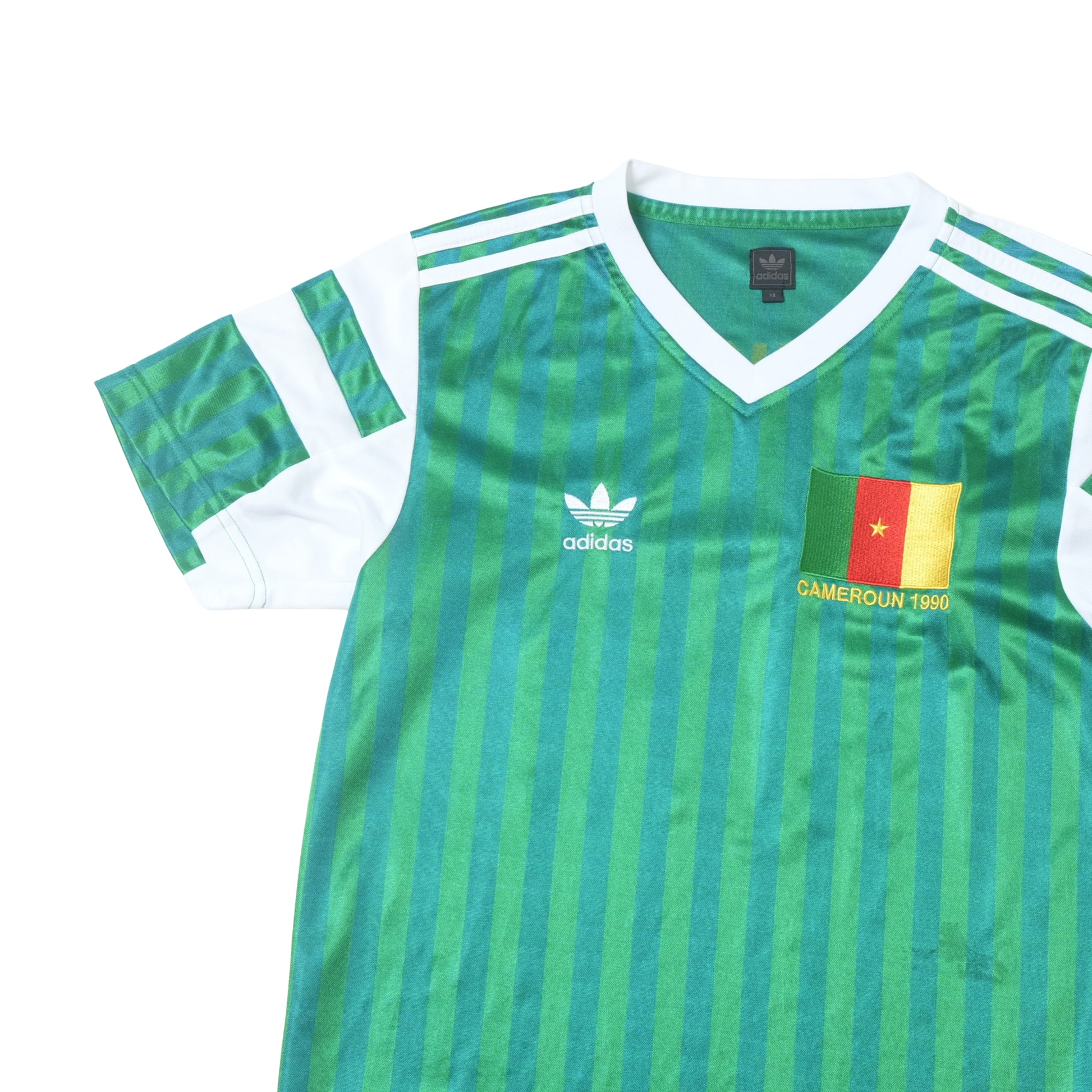 1990 Cameroon Home Shirt Adidas 2000s Remake (XS)
