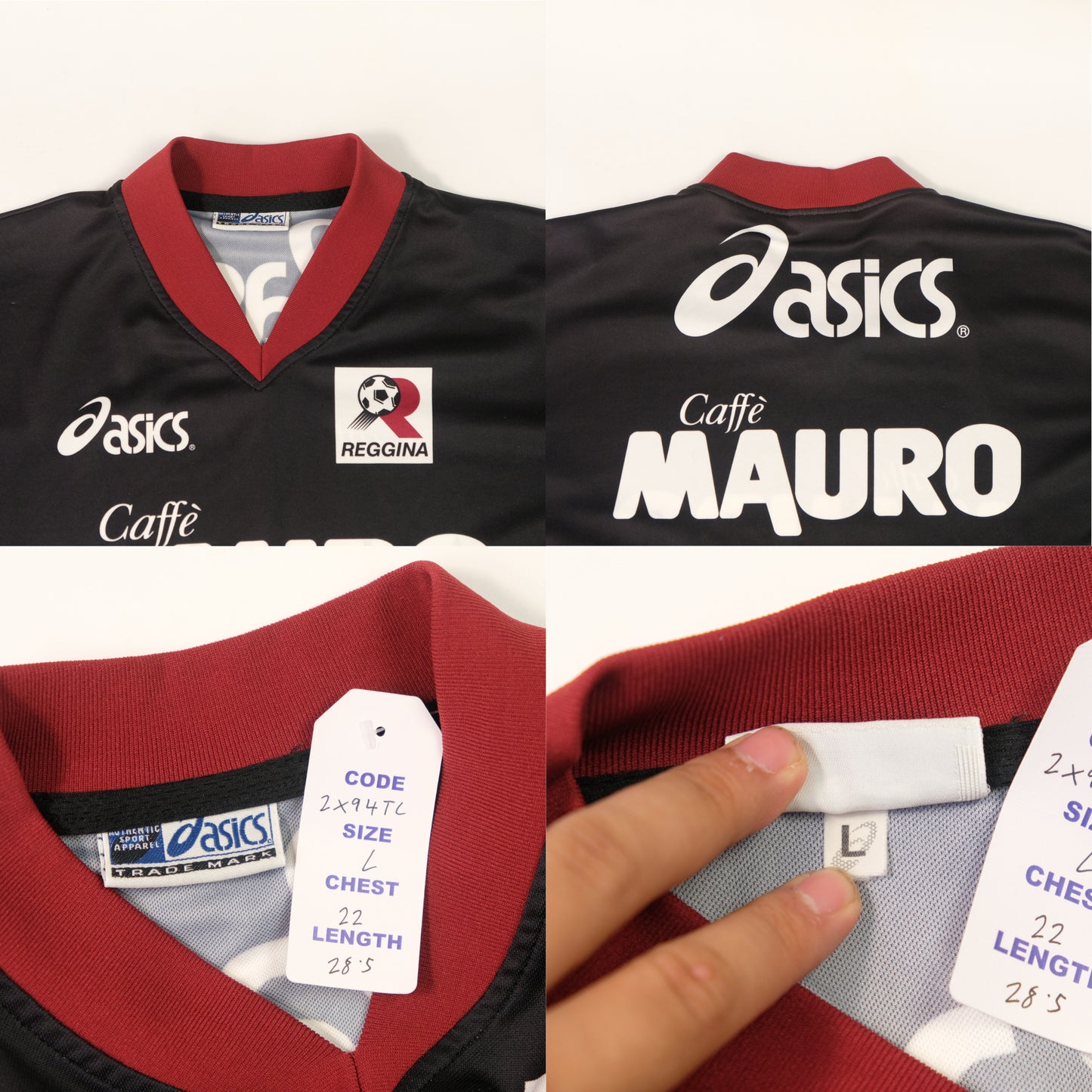 2002/03 Reggina Training Shirt Asics