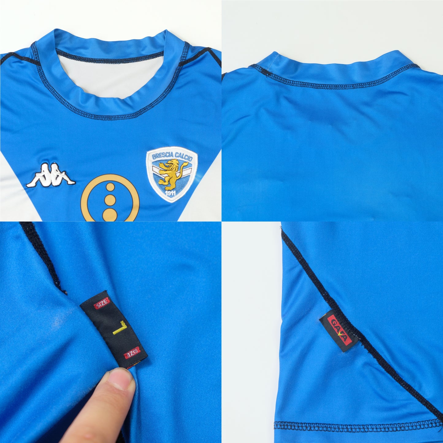 2003/04 Brescia Home Shirt Kappa 