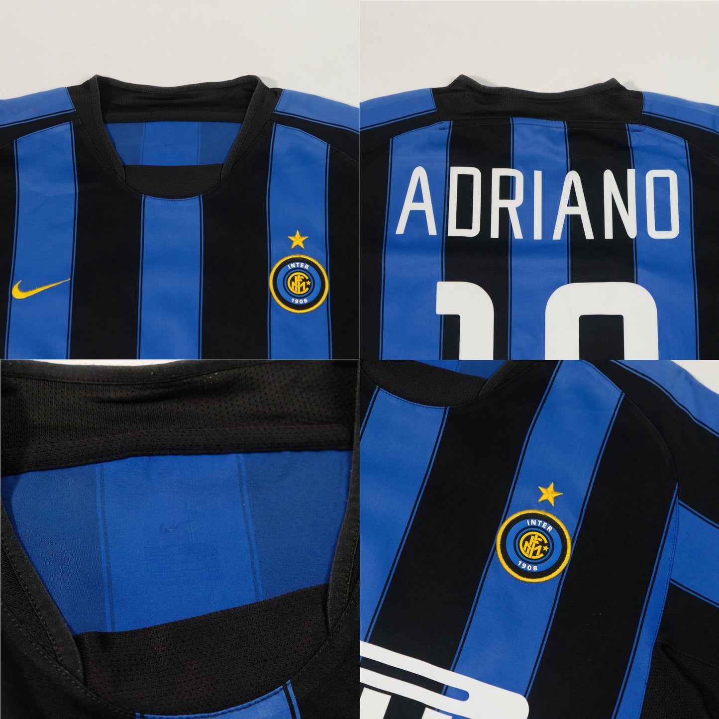 2003/04 Inter Milan Home Shirt Adriano Nike (L)