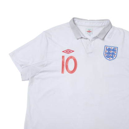 2009/10 England Home Shirt Umbro Rooney (XL)