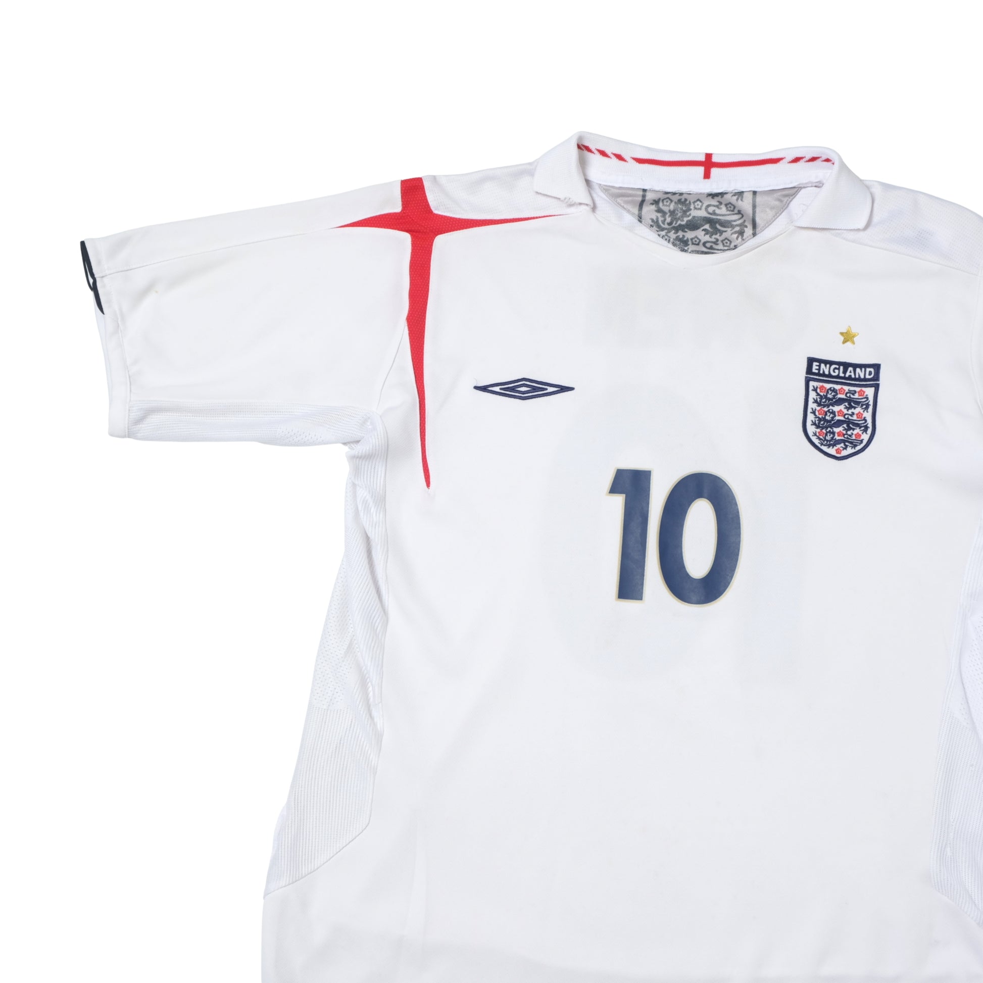 2006/08 England Home Shirt Umbro Owen (L)