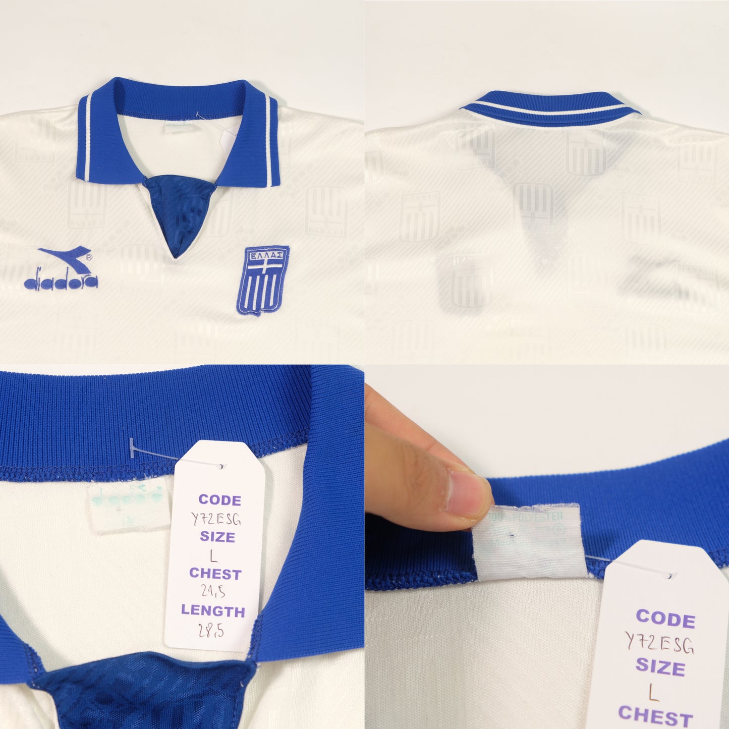 1994 Greece Home Shirt Diadora (L)